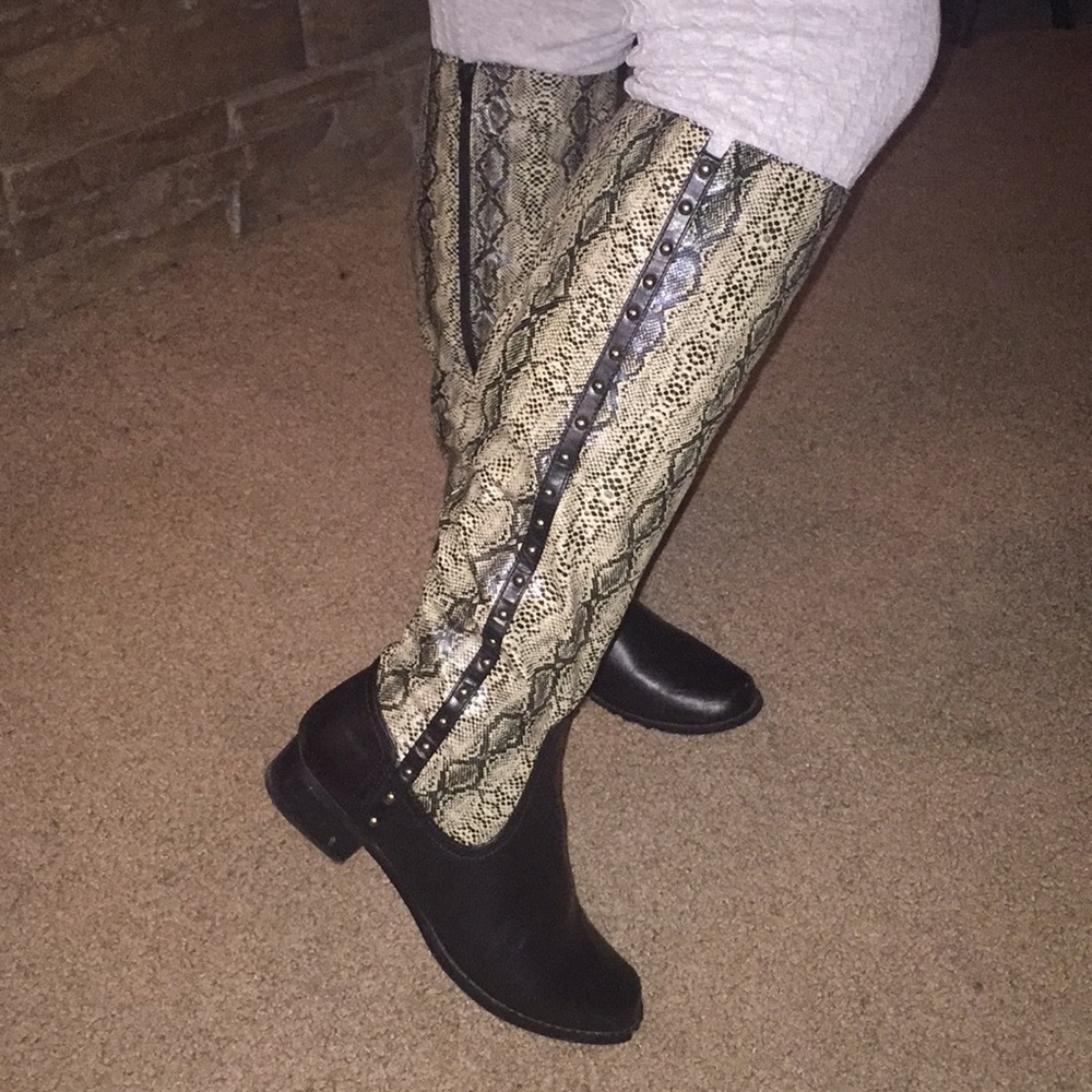 Snakeskin Boots